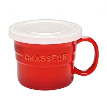 Chasseur La Cuisson Red Soup Mug and Lid