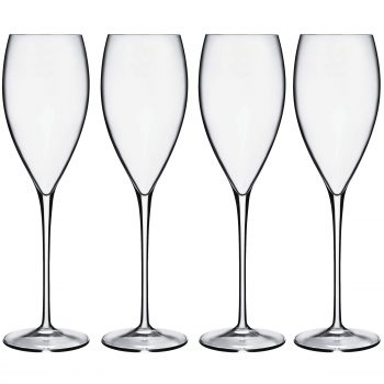 Luigi Bormioli Magnifico Flute 320ml Set of 4