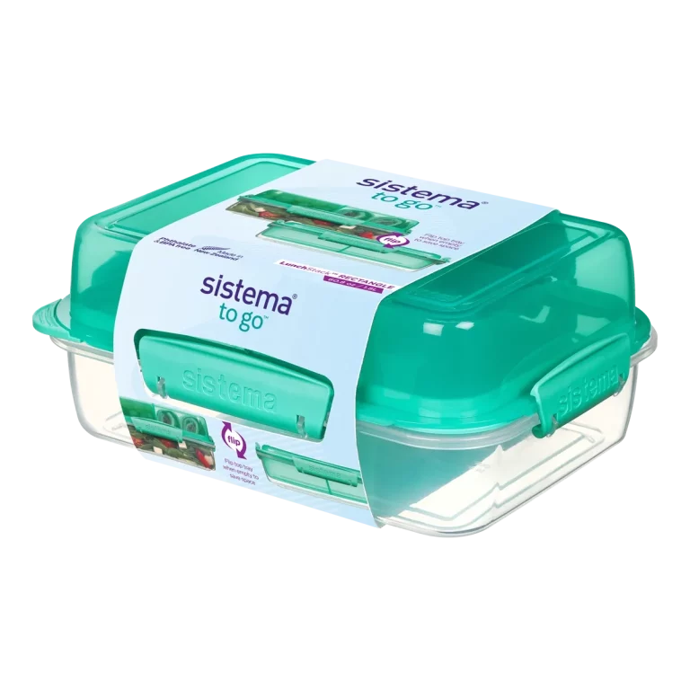 Sistema TO GO Lunch Stack Rectangle 1.8L Minty Teal - Chef's Complements