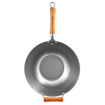 71024 – Carbon Steel Wok 32cm – LS