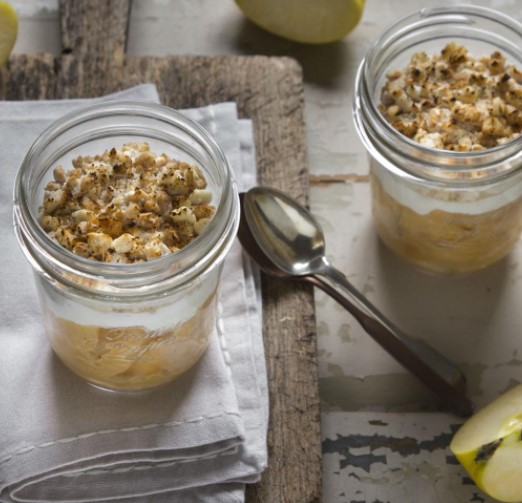 Bormioli Rocco Quattro Stagioni Wide Neck Jars Apple Crumble