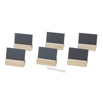 Davis & Waddell Slate & Wood Name Card Set