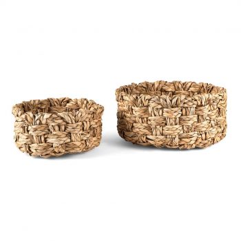 Blomsterbergs Seagrass Braided Baskets Set of 2