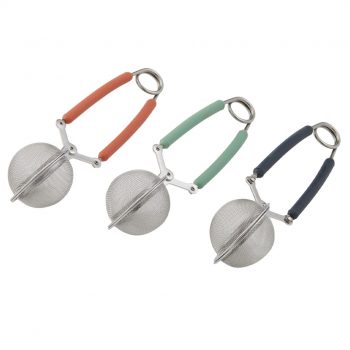 Leaf + Bean Mesh Spring Tea Infuser Silicone