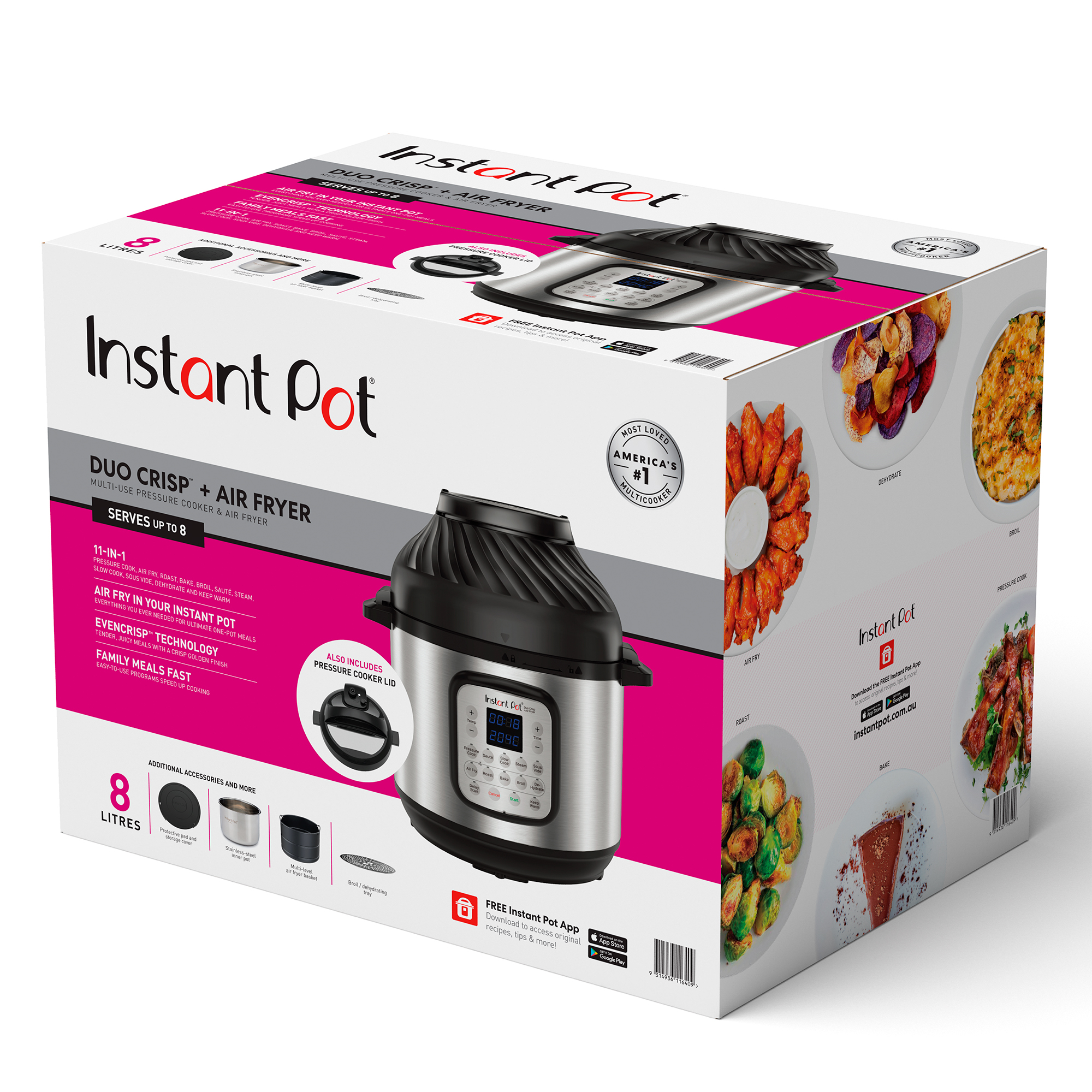 Instant Pot Duo Crisp + Air Fryer 7.6L Product Image 8