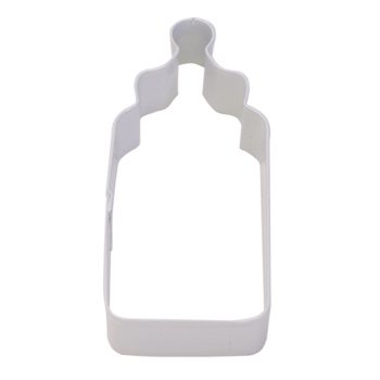 R&M Cookie Cutter Baby Bottle White 10cm