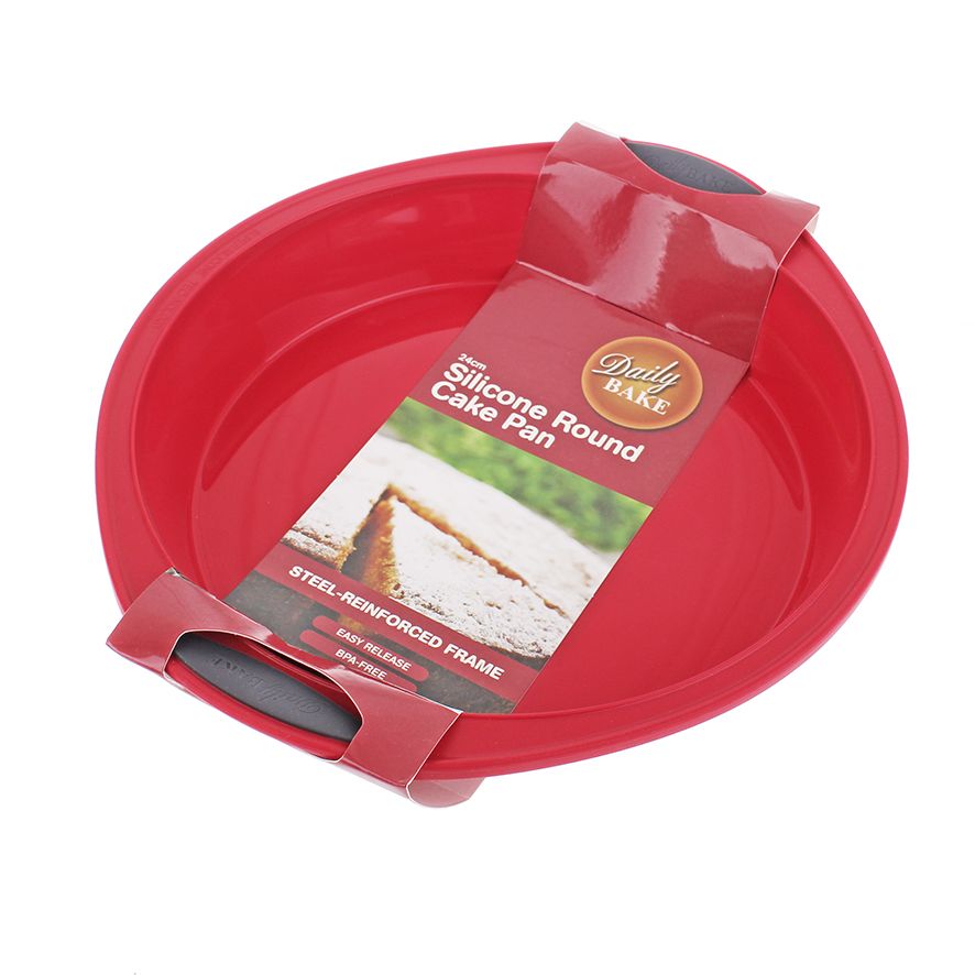 Daily Bake Silicone Round Cake Pan 24cm Chef's Complements