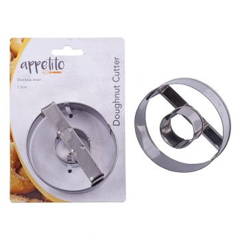 Appetito Stainless Steel Doughnut Cutter
