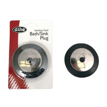 d.line Stainless Steel Deluxe Sink/Bath Plug 6cm