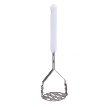 Appetito Stainless Steel Mini Masher White