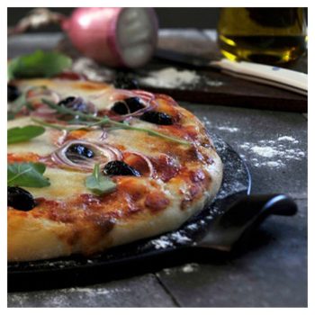 3572 – Pizza Stone (BBQ) – 37cm Charcoal LS