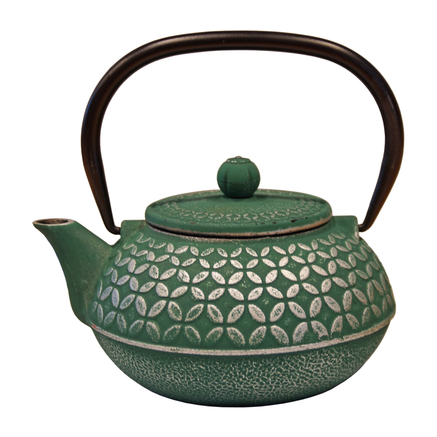 Teaology Cast Iron Teapot 1L Seven Jewels Teal Chef's Complements