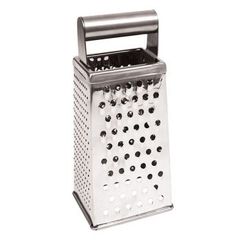Appetito Stainless Steel Deluxe 4-Sided Grater