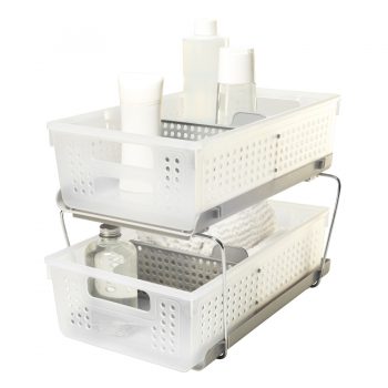 Madesmart Two-Tier Organiser with Dividers