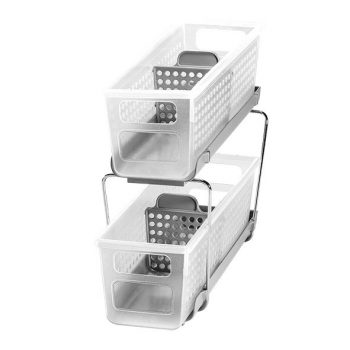 Madesmart Mini Two-Tier Organiser with Dividers