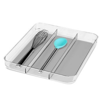 Madesmart Clear Soft Grip Large Utensil Tray