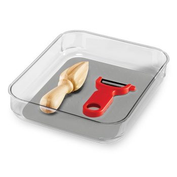 Madesmart Clear Soft Grip Bin 24.8x19.7cm