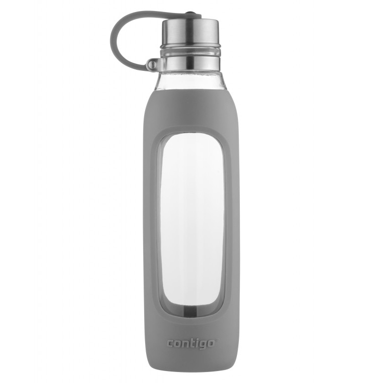 507456 – Purity Glass Water Bottle Smoke – Grey 591ml HR