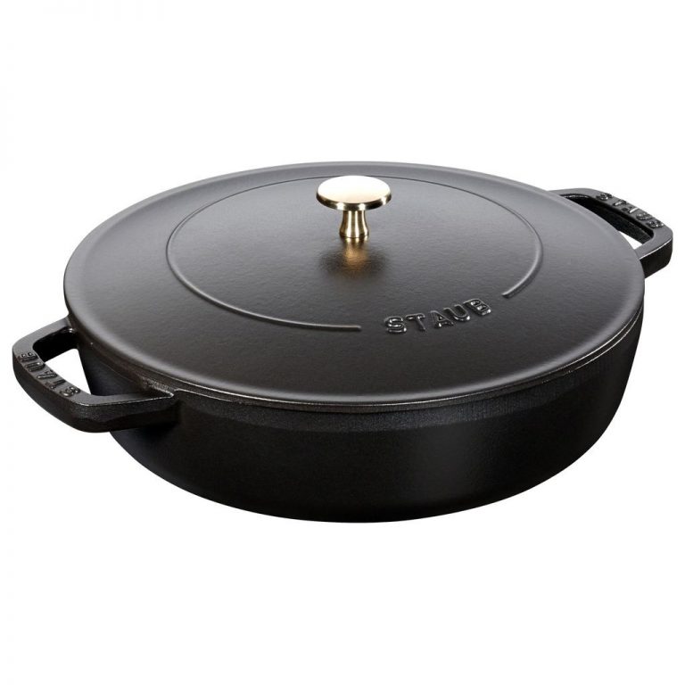 63171 – Staub Saute pan Chistera rnd 26cm Black HR