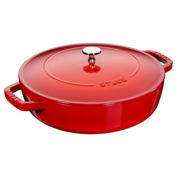 63172 – Staub Saute pan Chistera rnd 26cm Cherry HR