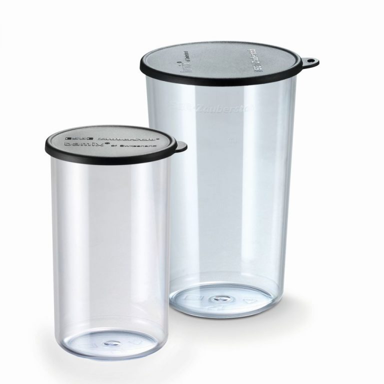 76643 – Beakers with lid 400ml and 600 ml