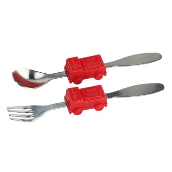 KidsFunwares Me Time Meal Time Fire Engine Cutlery Set