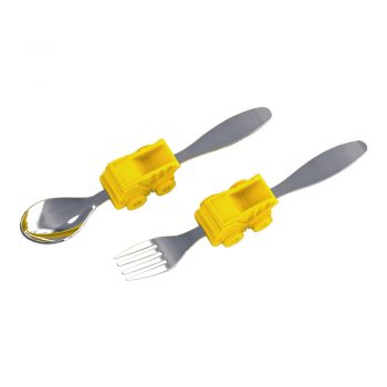 KidsFunwares Me Time Meal Time Dump Truck Cutlery Set