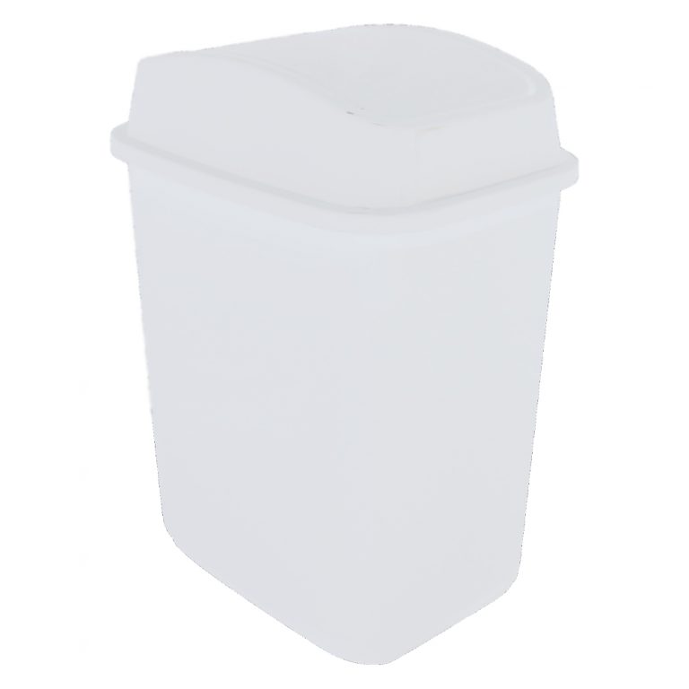 flip-lid-rubbish white