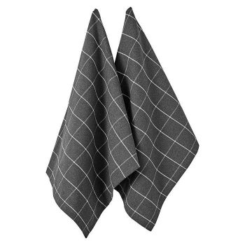 Eco Ladelle Check Kitchen Towel Set of 2 (2 Colours)