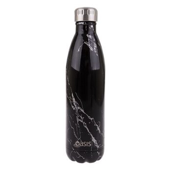 Oasis Insulated Stainless Steel Drink Bottle Silver Onyx 750ml