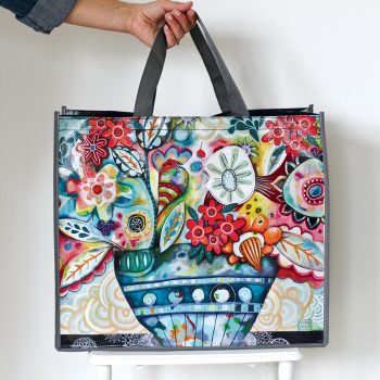 Allen Designs Flower Shopper Bag