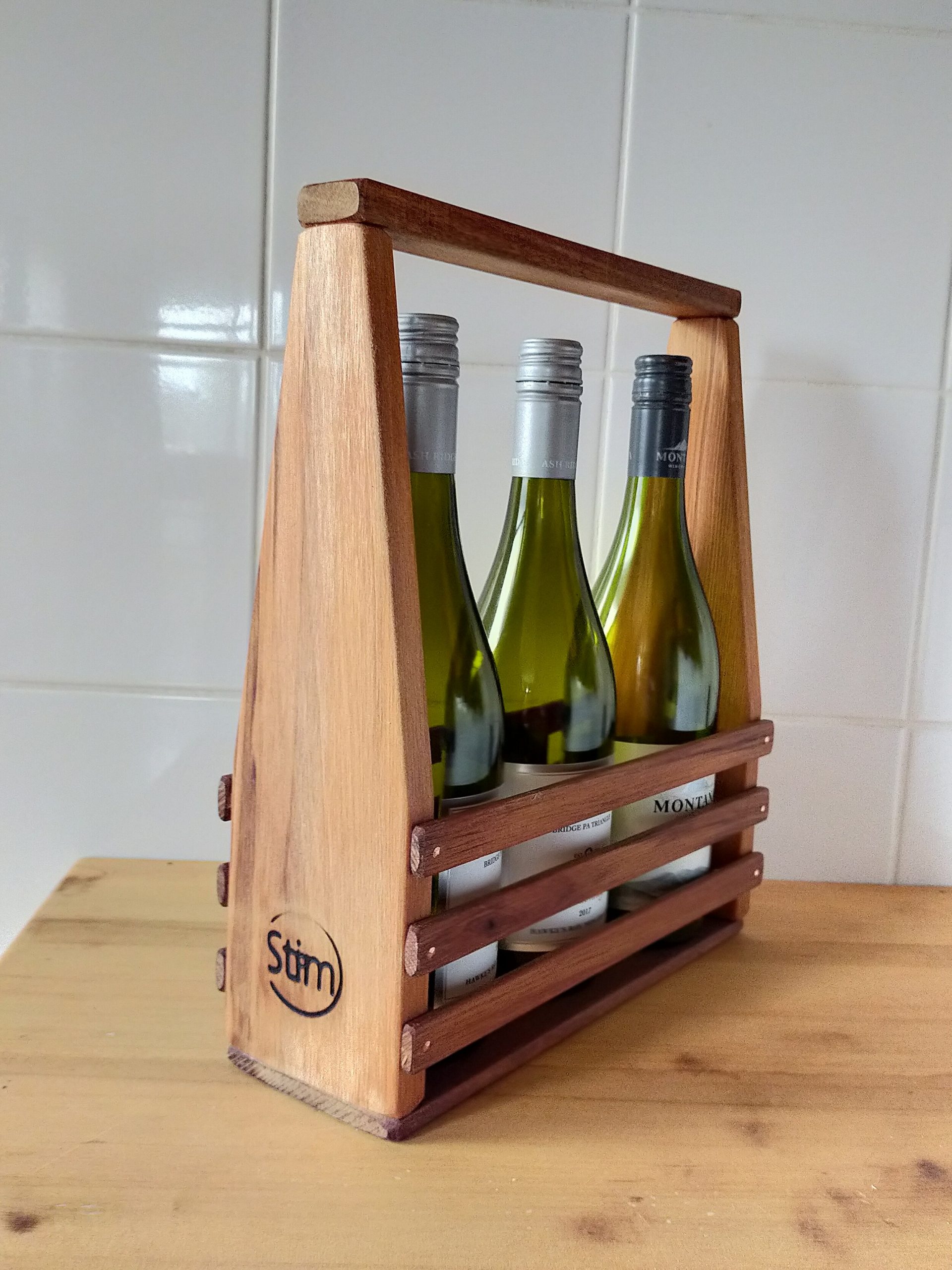 Stim Wine Bottle Caddy Chef's Complements