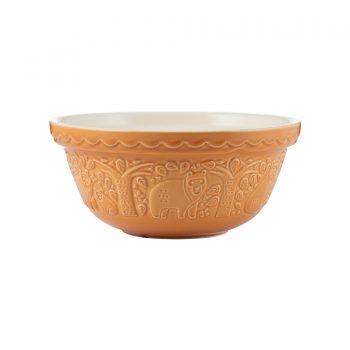 Mason Cash In The Forest Mixing Bowl Ochre Bear 24cm