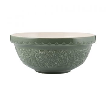 Mason Cash In The Forest Mixing Bowl Dark Green Owl 26cm