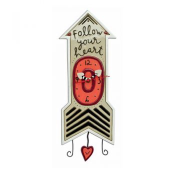 Allen Designs Follow Your Heart Pendulum Clock
