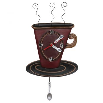 Allen Designs Cozy Cafe Pendulum Clock