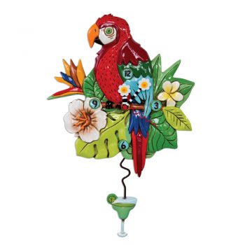 Allen Designs Polly Parrot Pendulum Clock