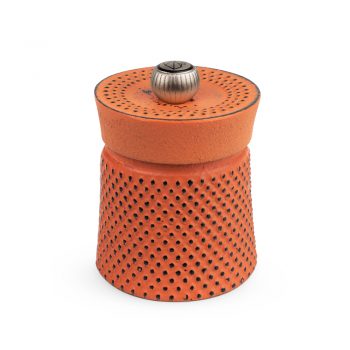 Peugeot Bali Fonte Cast Iron Orange 8cm Pepper Mill