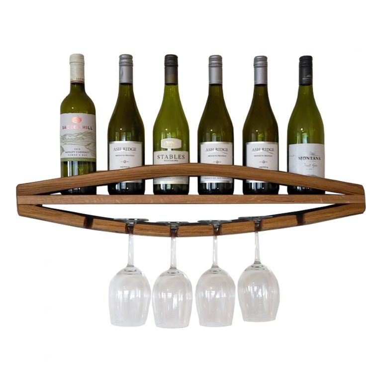 Wine Bottle & Glass Rack