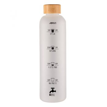 Avanti Drink More Velvet Glass Water Bottle 1L