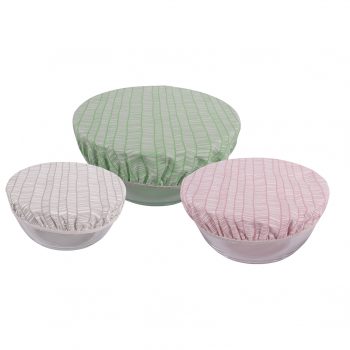 Karlstert Reversible Cotton Bowl Covers Set of 3