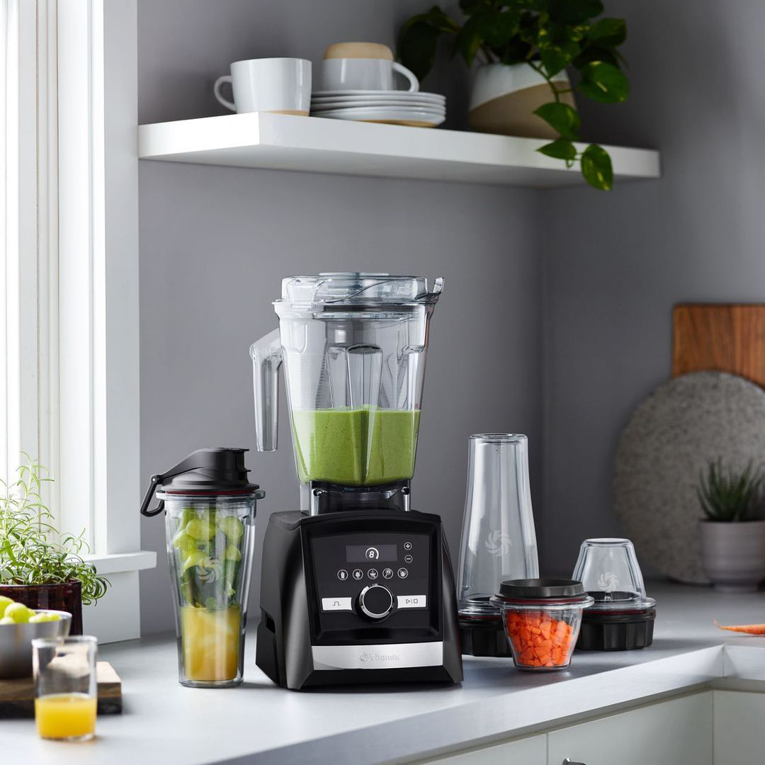 Vitamix Ascent Series A3500i Blender Black Stainless Metal Finish