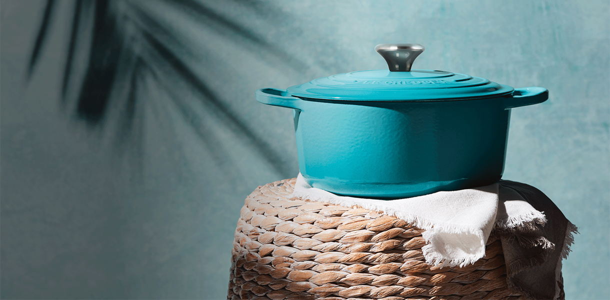 tredobbelt Dominerende Springboard Le Creuset Caribbean Blue - Chef's Complements