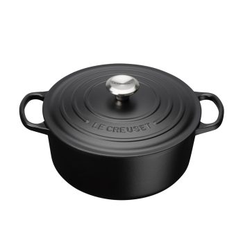 Le Creuset Cast Iron Casserole 26cm Satin Black