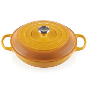 Le Creuset Cast Iron Shallow Casserole 30cm Nectar