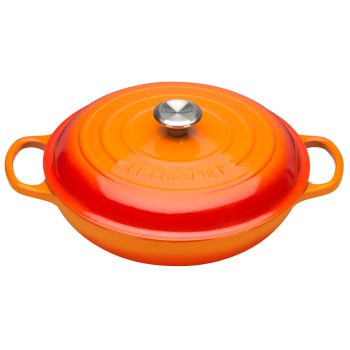 Le Creuset Cast Iron Shallow Casserole 30cm Volcanic