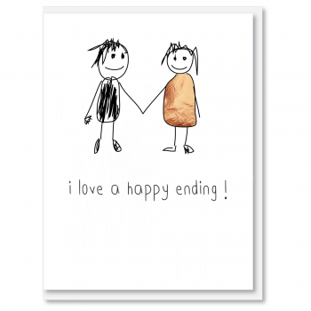 i candy Card Wedding - I love a happy ending!
