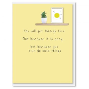 i candy Card Inspirational - You can do hard things