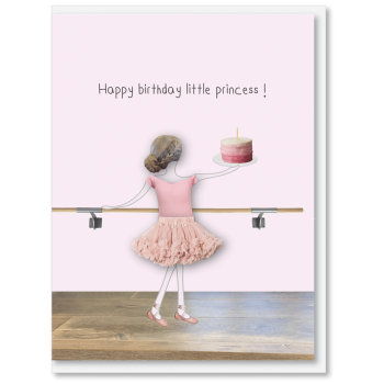 i candy Card Birthday - Ballerina princess