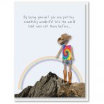 i candy Card Inspirational - Being yourself